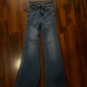 American eagle flare jeans size 000 short